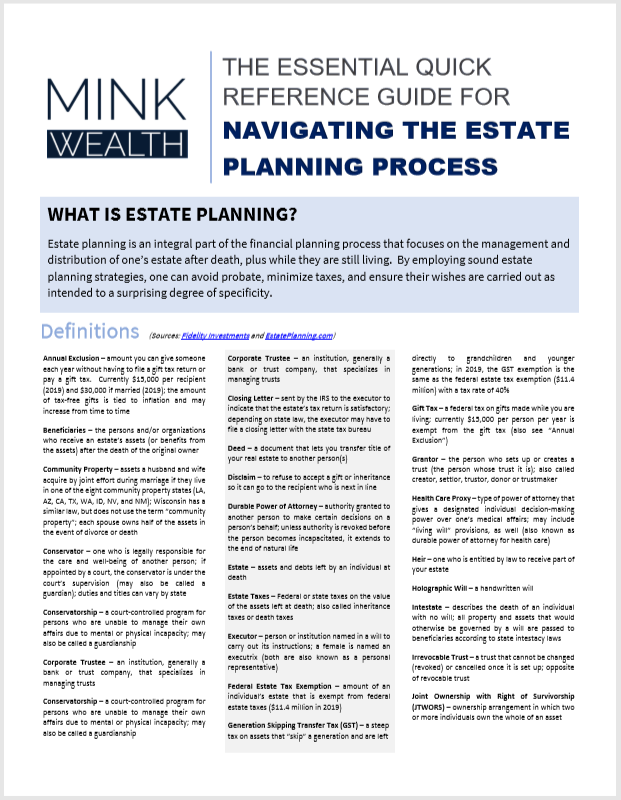 The Essential Quick Reference Guide for Navigating The Estate Planning ...